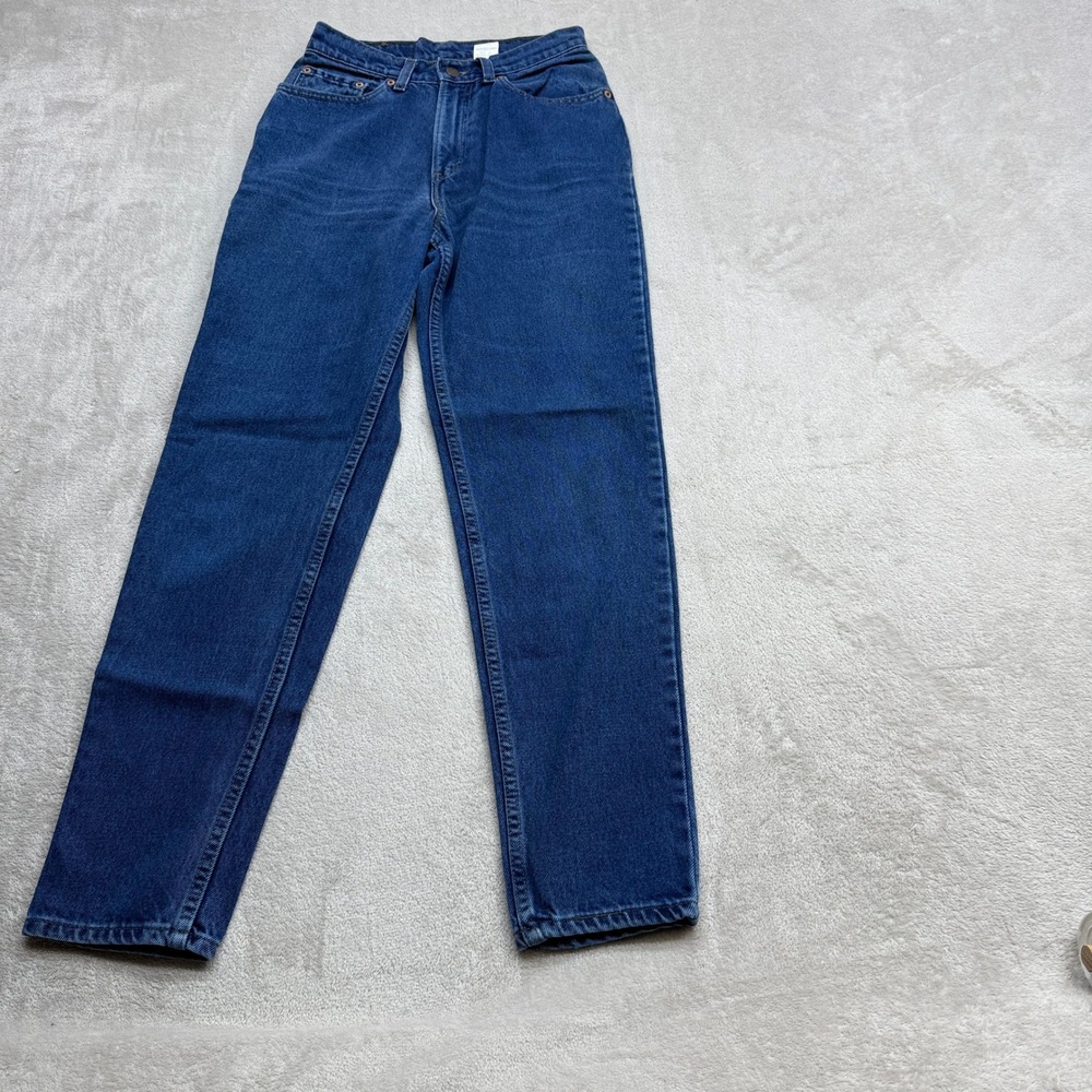 Levi's 512 Jeans Womens 7 M Blue High Waisted Straight Leg Vintage USA Retro 90s